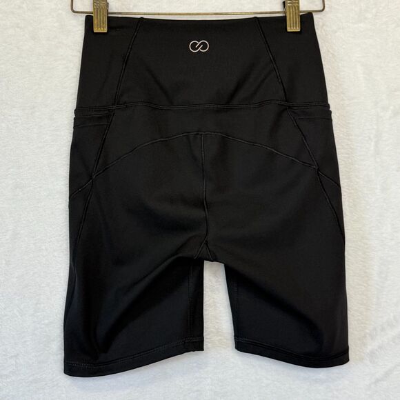 CALIA Women's 7" Essential High-Rise Bike Short Pure Black Size S Powersculpt - Picture 7 of 14